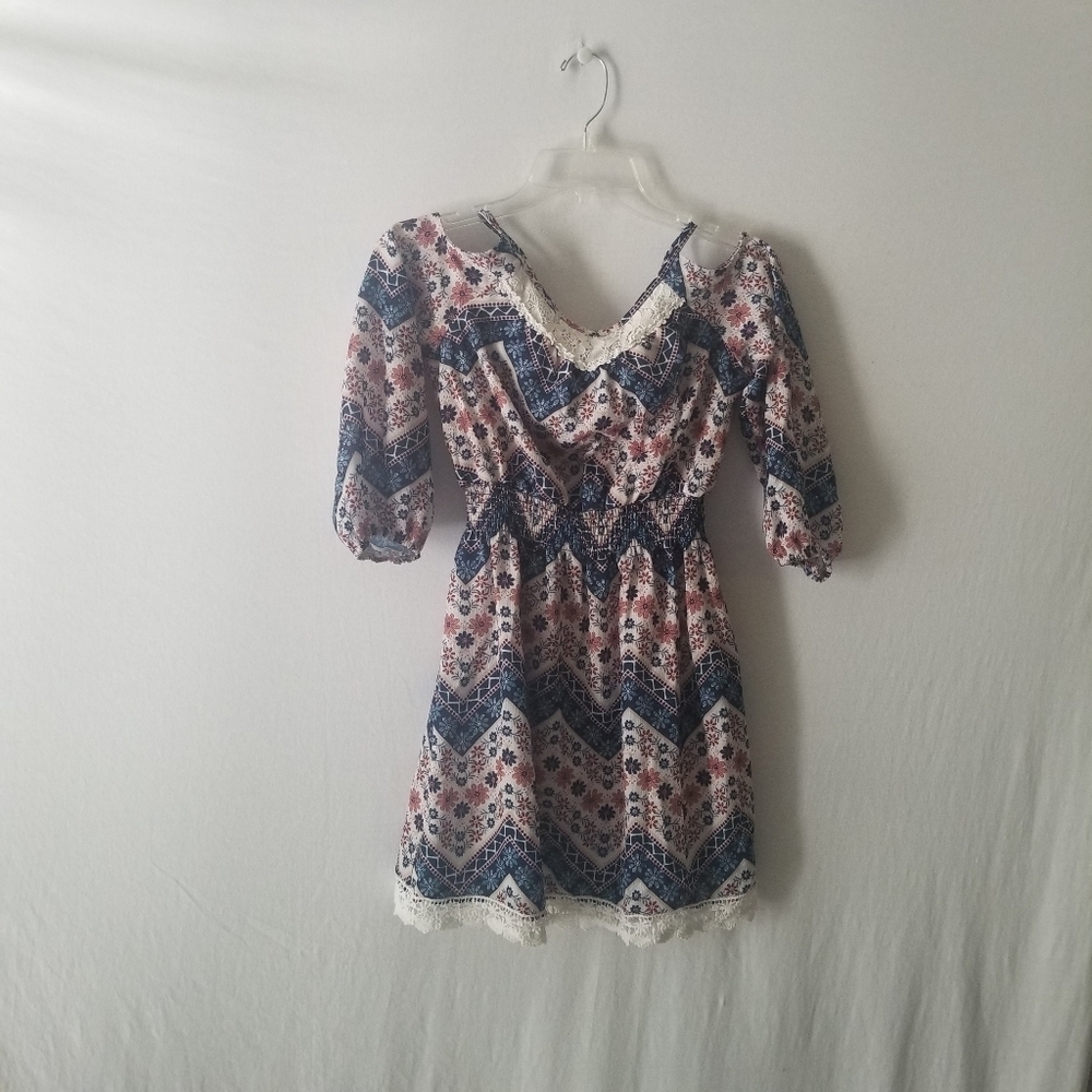 Zunie Cold Shoulder Dress B2